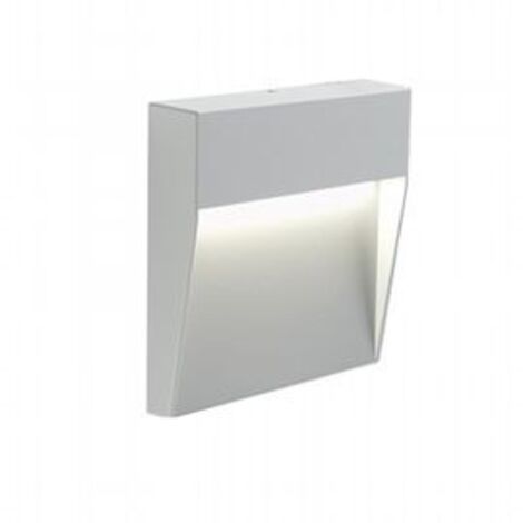 Segnapasso Esterno In Alluminio Bianco Led 3 W Piccola 3000K Geo Square IP65 (1/3)