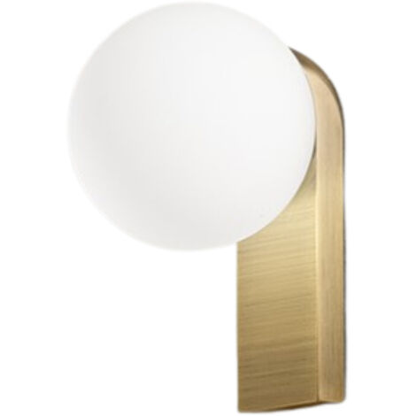 Applique Moderna Talia Alluminio Ottone Led 8W 3000K Ip44 (1/2)