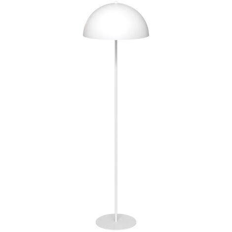 Piantana Moderno Demetra Acciaio Bianco 1 Luce E27 Ip20 (1/5)