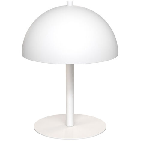 Lampada Da Tavolo Moderna Demetra Acciaio Bianco 2 Luci G9 Ip20 (1/5)
