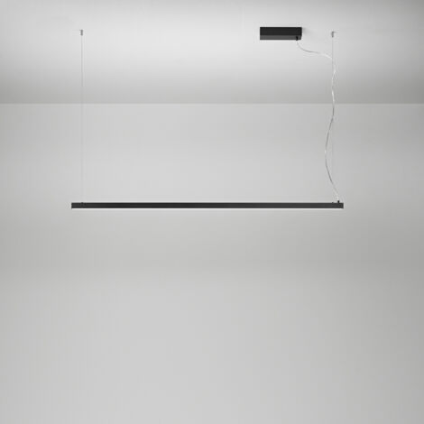 Sospensione Moderna Link Metallo Nero Led 45W Dimmetabile Ip20