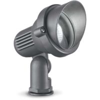 Piantana Moderna Da Esterno Terra Alluminio Antracite 1 Luce Gu10