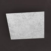 Applique Moderna Decorativa Eccentric Metallo Foglia Argento