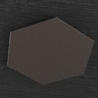 Plafoniera Industrial-Minimal Decorativa Hexagon Metallo Marrone