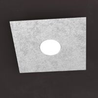 Applique Moderna Eccentric Metallo Foglia Argento 1 Luce Gx53