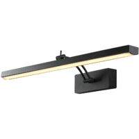 Searchlight Rhodes Quadro leggero in metallo nero da 60 cm