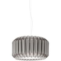 Sospensione Moderna Louise Polilux ® Argento E Metallo Cromo 1 Luce E27