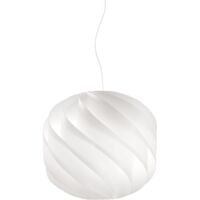 Sospensione Da Esterno Moderna Globe Polilux ® Bianco 1 Luce E27 D40Cm