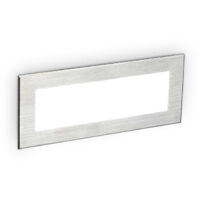 Lampada A Parete Ad Incasso Led 8 W 4000 K Alluminio Acciaio E Vetro Serie Leo