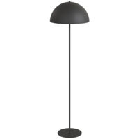 Piantana Moderno Demetra Acciaio Nero 1 Luce E27 Ip20