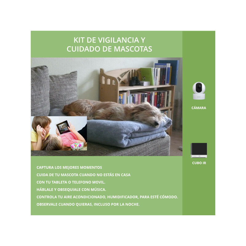 Kit Básico Vigilancia y cuidado Mascotas Solas - Akemira