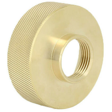 Bouchon S60X6 Laiton avec épaulement - Femelle 3/4'' (1/5)
