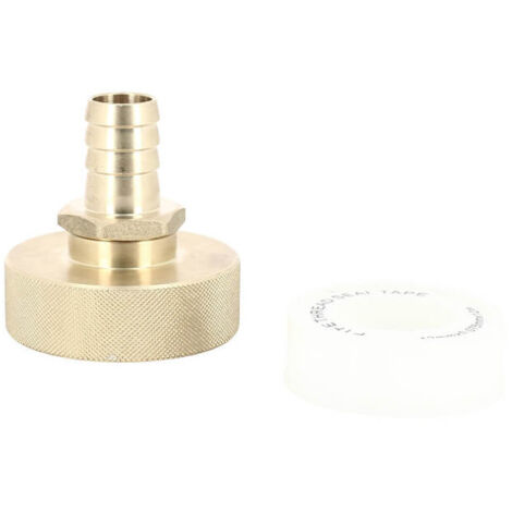 Raccord cuve S60X6 laiton - Embout droit Diamètre 19 mm (1/4)