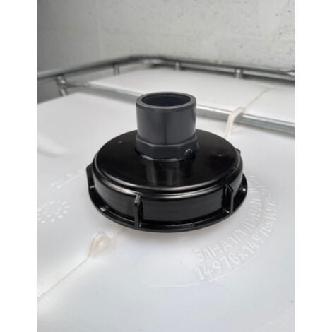 Couvercle de cuve eau 1000L Diamètre 150 mm + Prise PVC 50/63
