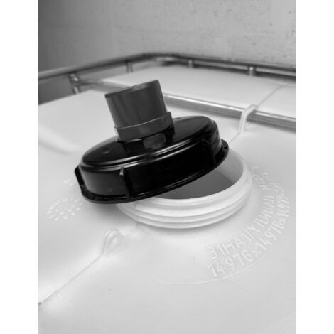 Couvercle de cuve eau 1000L Diamètre 150 mm + Prise PVC 50/63