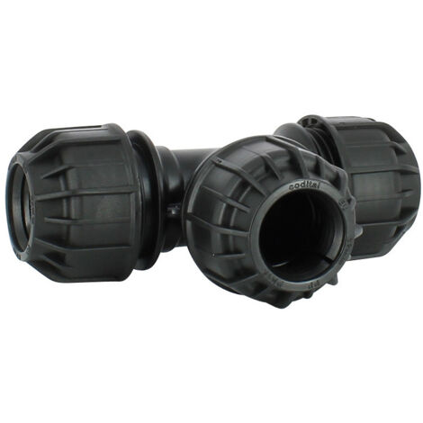 Raccord Té Compression Ø32 mm x Ø32 mm x Ø32 mm