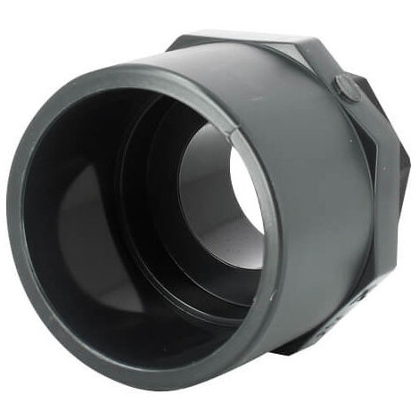 Multicuves – Trop-plein cuve à eau 1000L – Sortie PVC 75/90 mm – Raccord femelle 2'' pas gaz – Perçage 60 mm pour évacuation