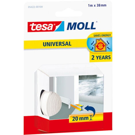 tesamoll® UNIVERSAL Türboden-Schaumstoffdichtung - zur Kälte- und  Wärme-Isolierung - Zimmertürdichtung zum Schutz vor Zugluft, Staub