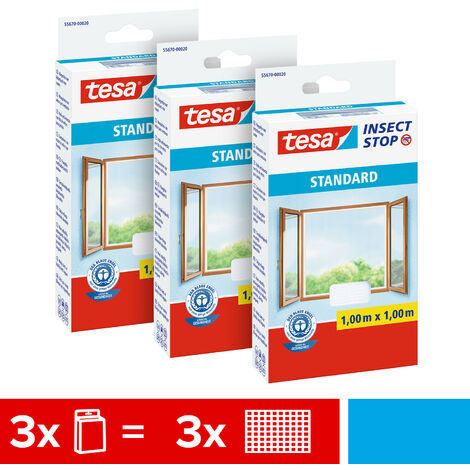 tesa® Insect Stop Fliegengitter STANDARD für Fenster - tesa