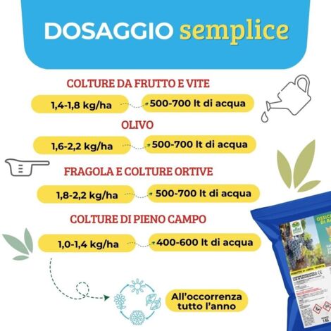 Euroclorame 50% Ossicloruro di Rame Midori 1 - 5 kg