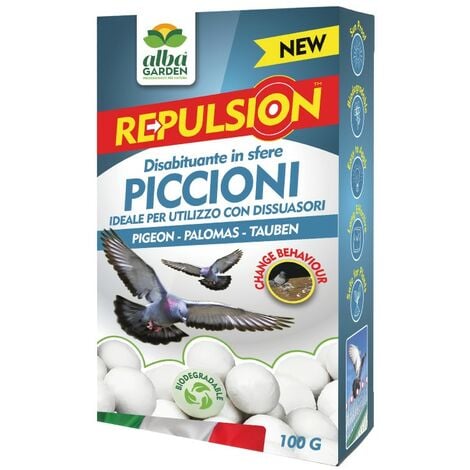 Disabituante Piccioni Repellente In Sfere Di Cellulosa Barriera Vegetale Olfattiva Anti Piccioni