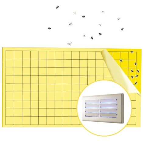 Ricambio Cartone Collante per Lampada Elettrica HACCP SMART Per Insetti, Mosche, Zanzare Ricarica x 6 pz