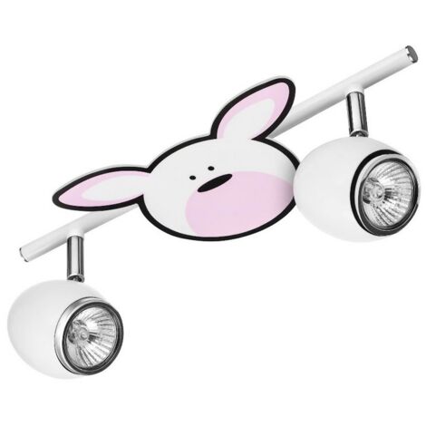 Lampe De Plafond Chambre D'enfant Intérieur, Multicolore, Abat-jour En Tissu, Flexible, Ajustable, Orange, Jaune, Vert, 3-flamme, E27, Lampe De