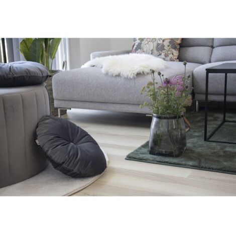 Tapis de Salon Asymétrique Lambskin, Peau d'Agneau Authentique, Blanc, 85x50x5 cm