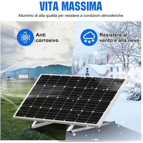 ECO-WORTHY Supporto Per Pannello Solare Ad Angolo Regolabile Per Barche - Foto 10