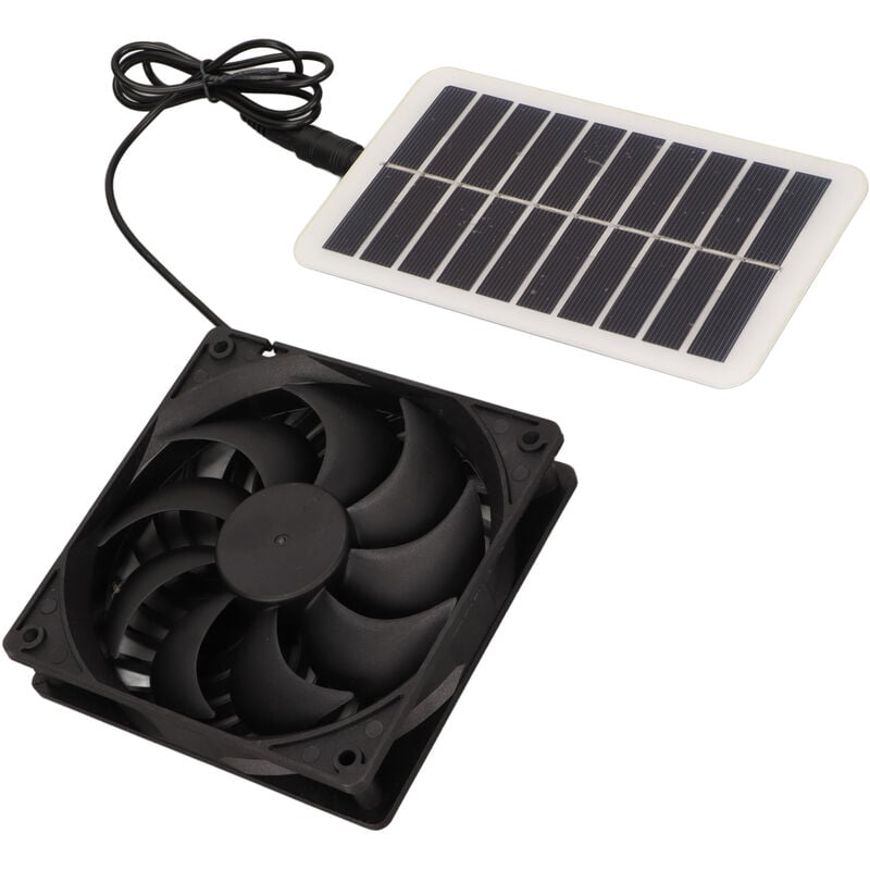 20w 12v Panneau solaire Extracteur d'air Mini ventilateur Panneau