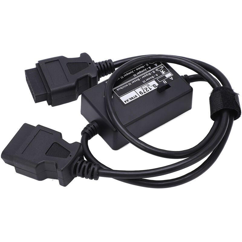 Câble de diagnostic OBD2 mâle étanche S.1279 PVC ABS câble de diagnostic  durable facile à connecter à la voiture