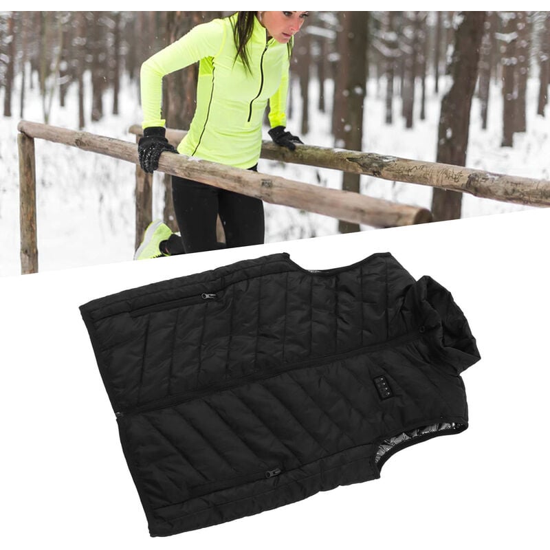 Gilet Chauffant Sous-Veste Homme Femme pour Moto Vélo Randonnée (S au 6XL  Neuf)