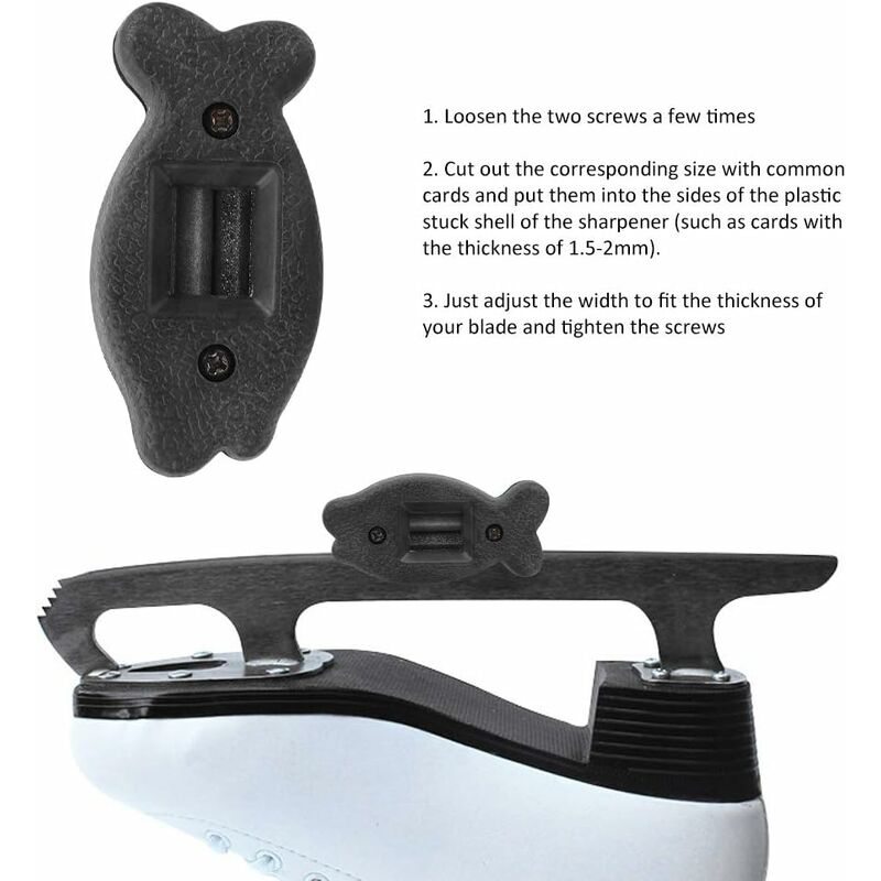 Affûteur Lame Patins à Glace - Outil Meulage Réglable - Portable & Pratique