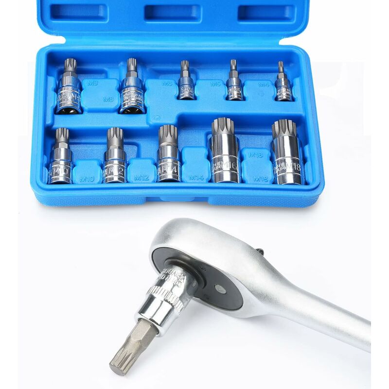 Douille à Triple Cannelure Carrée M15 (15 Mm) Sourcing Map - 7,6 Cm En Acier CR-MO Avec Finition Phosphate Noire Pour Visseuses à Percussion Et Cliquets