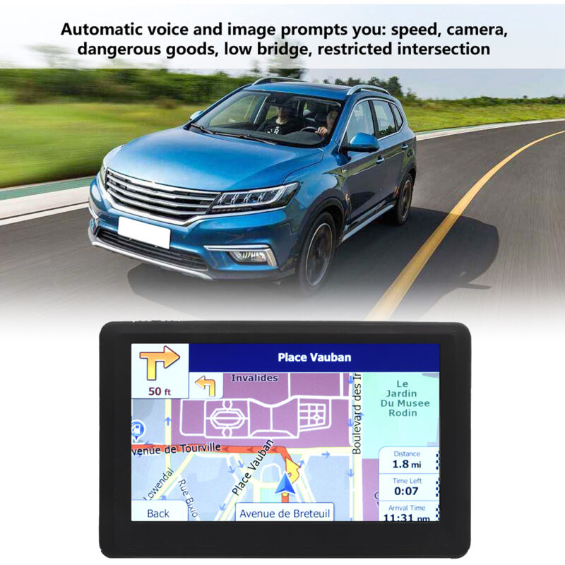 Mxzzand Navigation GPS de voiture Écran de Navigation GPS HD de 10.25 pouces pour voiture