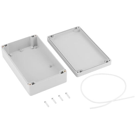 SJLERST Boîte de Jonction Étanche 200 x 120 x 56mm, Boîtier Électrique Câblage en ABS Matériau, IP65 Étanche, Anti-poussière, matériau ignifuge, Anti-choc, Anti-corrosion, Anti-statique, Isolation