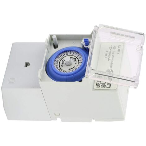 Interrupteur temporel - Interrupteur minuterie numérique THC 30A  Interrupteur programmable de contrôle du temps électronique (220) (taille :  AC-DC