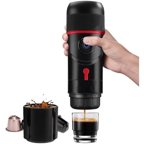 TIP Cafetière Machine à café portable de voyage compatible avec capsule et  charge USB au sol pour bureau / voiture / extérieurs - Cdiscount  Electroménager