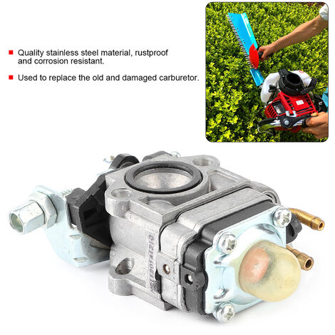 SJLERST Carburateur de taille haie, carburateur de remplacement taille haie pièces de rechange de carburateur adaptées pour TH23 TH26 TH34 23CC 25CC 26CC 33CC 35CC