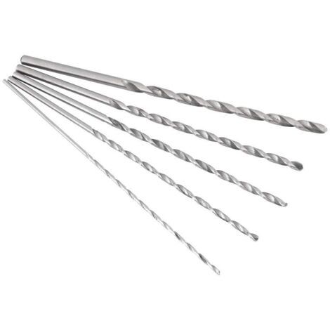 Sjlerst – Foret hélicoïdal ultra-rapide en acier rapide – Longueur 150mm – Diamètres 2-5mm – Pour perçage aluminium, bois et plastiques