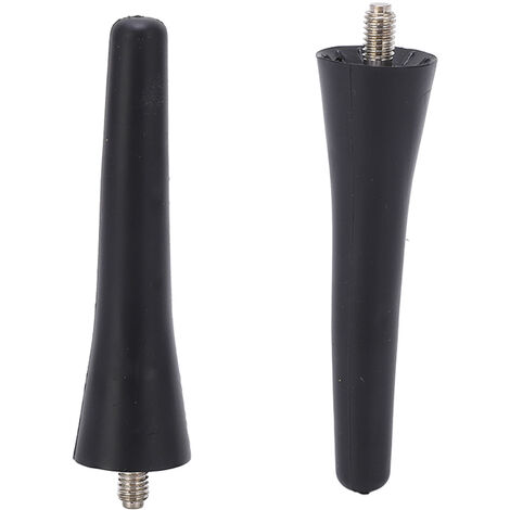 Antenne Courte Mât 6561N3 Pour Peugeot Citroën - 6.7cm ABS Noir - Compatible 107 206 207 307 308
