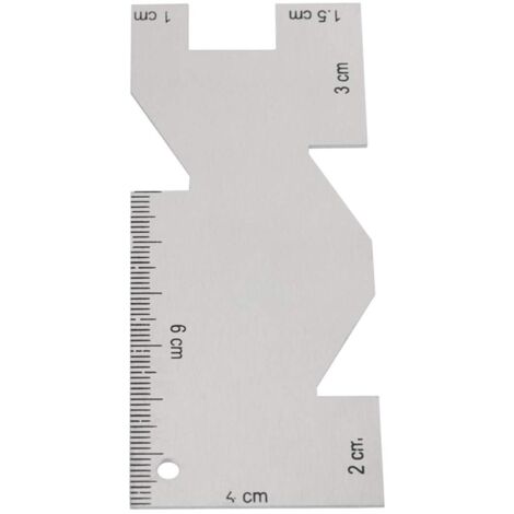 1Pcs Règle de Jauge de Couture en Métal Jauge de mesure flexible Règle de quilting précise Outil de couture Accessoire pour artisanat à coudre (1/5)