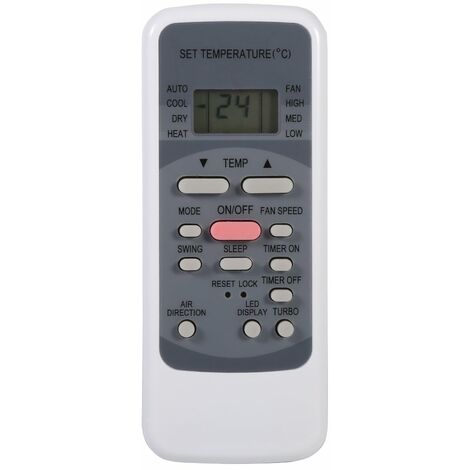 Annadue Télécommande de Remplacement pour climatiseur, télécommande Universelle de climatisation pour Midea R51 série R51/E R51/CE R51M/CE R51D/E R51M/BGE R51M/BGE (1/5)