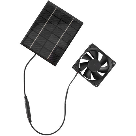 SJLERST Ventilateur d'extraction, large application de ventilateur de panneau solaire 2W pour serre (1/5)