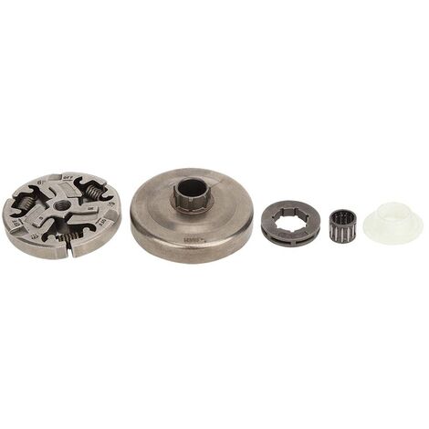 SJLERST 3/8in 7 Dents tronçonneuse Tambour d'embrayage pignon Tambour d'embrayage pour Husqvarna 355357 357XP 359 EPA tronçonneuse