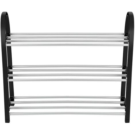 Etagere Chaussure, Rangement Chaussures Range Chaussures Étagère à Chaussures Chaussures rangement Organisateur pour Hall Entrée Maison (3 niveaux) (1/5)