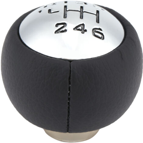SJLERST Pommeau Levier Vitesse, Pommeau de Vitesse 6 Vitesses, Boule de Vitesse, Tête de Levier de Vitesse Manuelle de Remplacement pour 307 308 3008 407 5008 807 C3 C4 C8 (1/5)