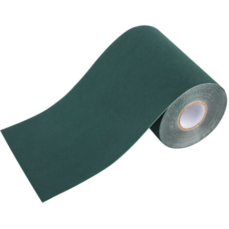 Sjlerst – Ruban adhésif pour gazon synthétique 150mm x 10m – Tissu non tissé – Forte adhérence pour joints durables – Couleurs noir et vert (1/7)