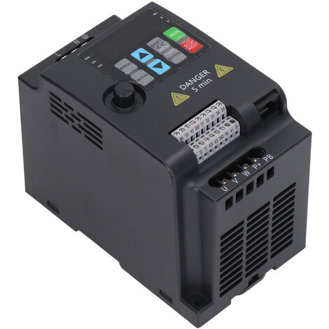 Entranement à fréquence variable 0.75KW Contrleur de moteur Inverseur de fréquence Monophasé AC220V Entrée Triphasé AC 0-220V Sortie (1/5)