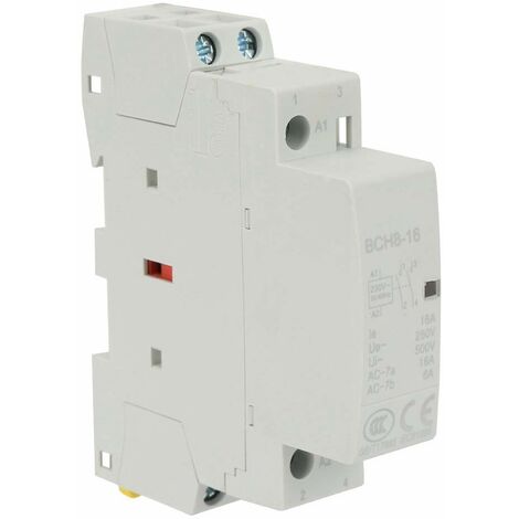 Contacteur Modulaire AC Heschen CT1-25M/20 – 25A, 2 Pôles, 2NO, Pour Installation Sur Rail DIN | Parfait Pour Contrôle Moteur Et Appareils Domestiques